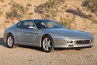 1997 silver 456 gta fully serviced books &amp; tools included, low miles, v12