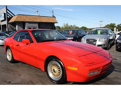 1987 porsche 944 turbo red on black leather clean pa inpsected always serviced