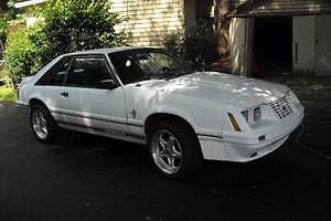 1984 ford  mustang gt 350  4cyl turbo - more rare then a svo