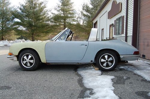 1968 porsche 911s soft window targa sportomatic very rare! needs restoration