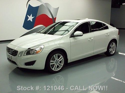 2012 volvo s60 t5 sunroof leather alloys one owner 20k texas direct auto