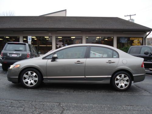 No reserve 2007 honda civic lx sedan 1.8l 4-cyl auto one owner nice!