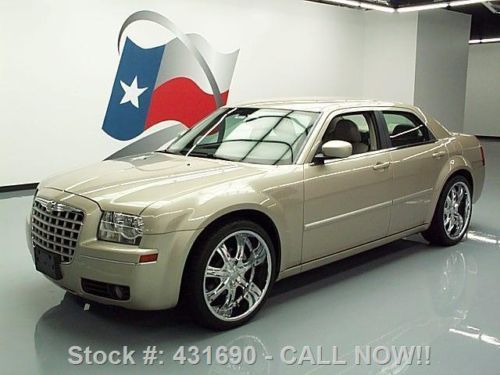 2006 chrysler 300 limited htd leather 22&#034; wheels 57k mi texas direct auto
