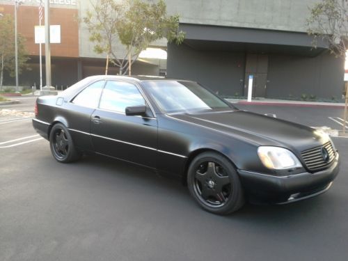 Mercedes-benz s600 coupe v12 carbon fiber owned by nfl player
