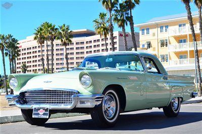 '57 t/bird, 45,000 miles, incredibly original, totally rust free, 2 tops, p/s