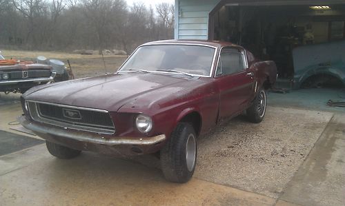 1968 mustang fastback project car