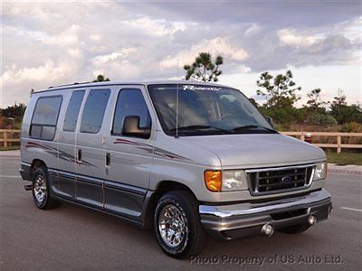 05 ford e150 regency conversion van one owner clean carfax books and records