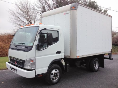 2005 mitsubishi fuso fe120 box truck 12000 gvw 4.9 diesel 1-owner new inspection