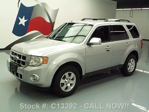 2011 ford escape limited heated leather roof rack 49k!! texas direct auto