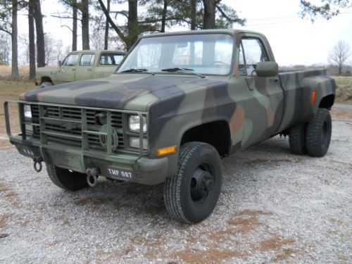 Chevy cucv military truck m1028 a2 rare dually really nice 1986 3500 4x4