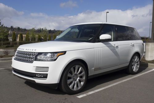 2014 range rover v8 supercharged &#034;full size&#034; - showroom condition, 300mi