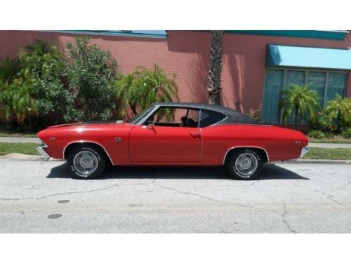 Red chevrolet chevelle 396 muncie 4 speed 12 bolt buckets classic muscle