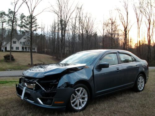 2011 ford fusion sel sedan 4-door 2.5l salvage,damaged,repairable
