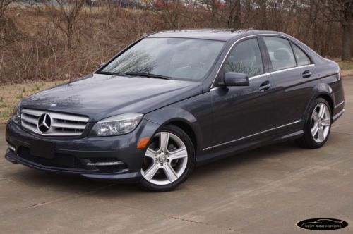 2011 mercedes-benz c300 4matic sport 1-owner off lease xclean