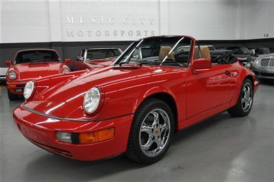 Low mileage well documented 911 carrera cabriolet