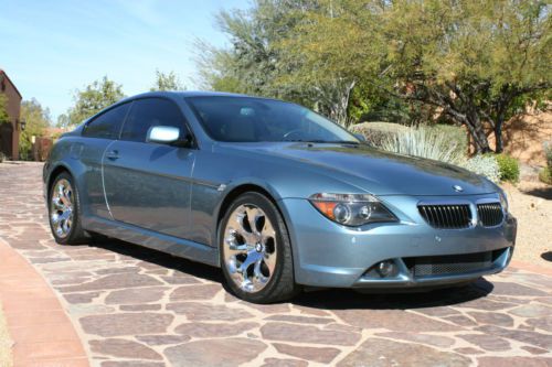 2007 bmw 650i coupe! stunning blue/tan loaded with options
