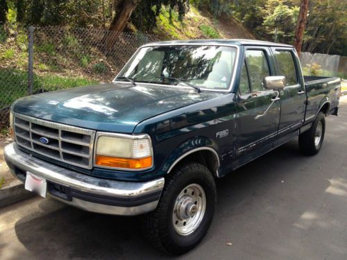 1997 ford f-250 hd 4x4 short bed crew cab 460. only 133k miles.  no reserve.