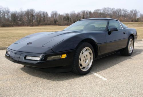 1995 corvette beautiful deep black on black excellent condition only 51200 miles