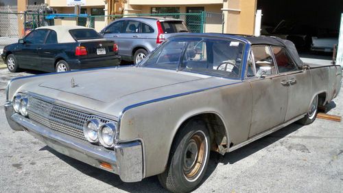1963 lincoln continental convertible