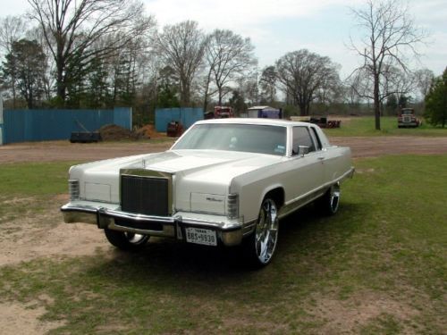 1977 lincoln town coupe