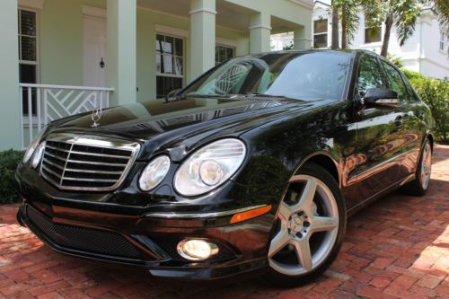 2009 mercedes-benz e350 amg sport-1-owner-fla-kept-best colors-nicest available
