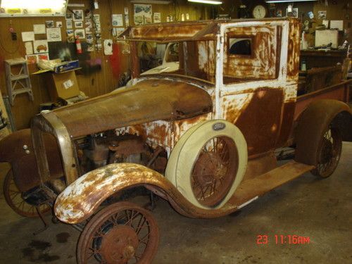 1928 1929 model a ford pickup project hot rat street rod gasser truck closed cab