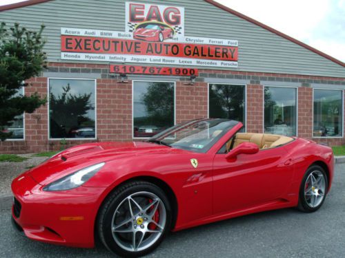 2010 ferrari california 2dr conv heated leather seats only 8,000 miles