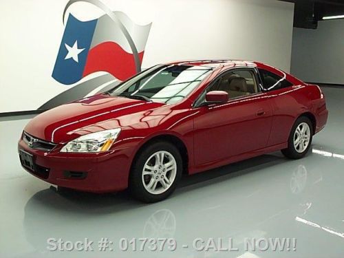 2007 honda accord ex-l coupe auto sunroof htd leather  texas direct auto