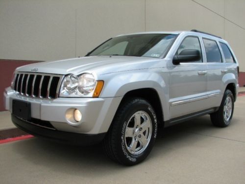 2007 jeep grand cherokee crd limited diesel, leather, sunroof, dvd, only 92k
