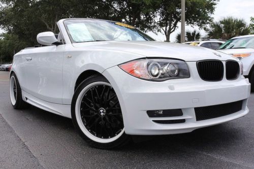 11 128i convertible, premium &amp; sport pkg, black wheels, free shipping!