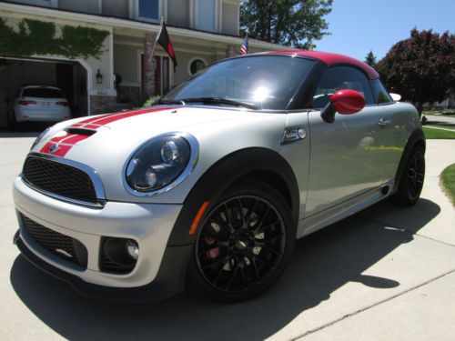 2012 john cooper works mini coupe in pristine condition with factory warranty