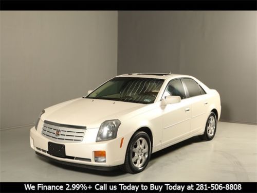 2007 cadillac cts sunroof leather wood xenons heated seats alloys prem sound lux
