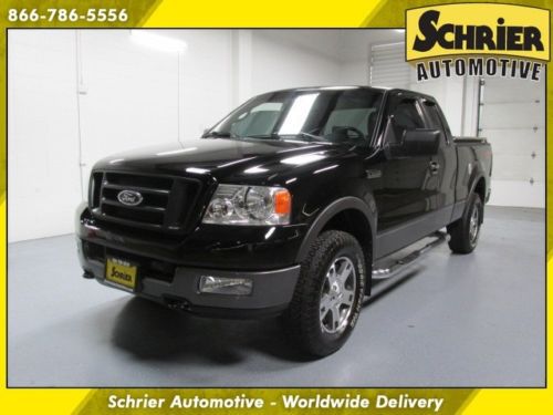 05 ford f150 fx4 black 4x4 kenwood audio player running boards aux audio