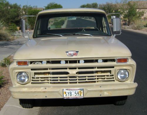 66 ford f100 1/2 ton long bed pickup