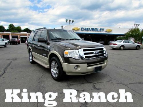 2008 ford expedition king ranch 4x2 sport utility 3rd row seating dvd sunroof