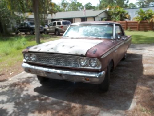 1963 ford fairlane 500 sport coupe,2 door hardtop ,thunderbolt,parts car,project
