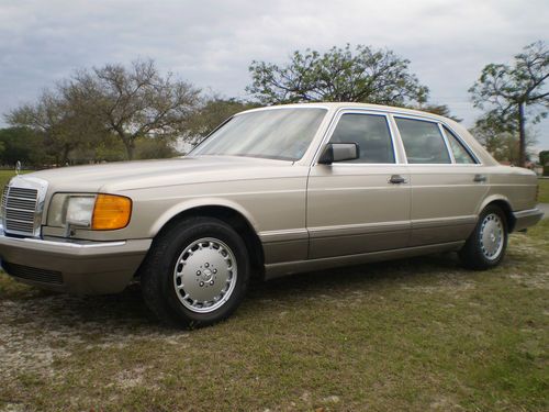 1987 mercedes 560 sel 2 owner car fully serviced immaculate condition 68 k miles