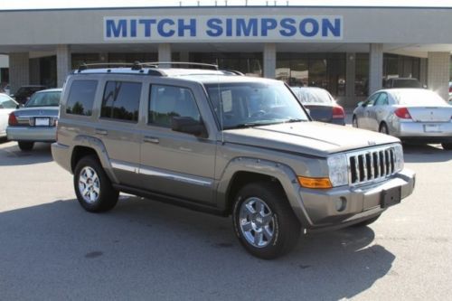 2006 jeep commander limited 4x4  3rd row seating  clean carfax  luxury &amp; loaded