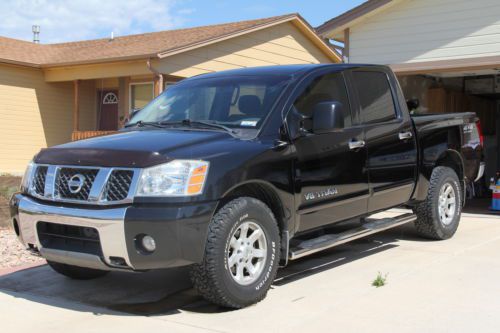 2006 nissan titan se crew cab 4x4 4wd tow and off road package