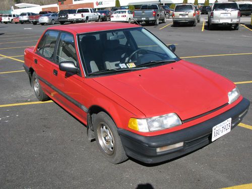 1990 honda civic dx sedan 4-door with d15b vtec swap p28 40+ mpg gas saver!