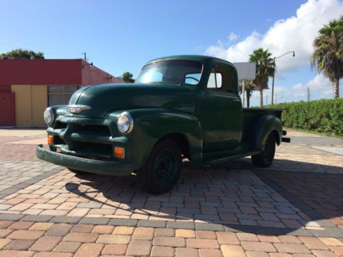 1954 chevrolet 3100 pickup truck barnfind running and driving!!