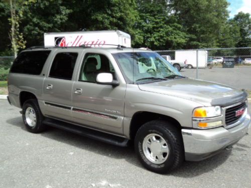 2003 gmc yukon xl leather roof roomy family truck clean carfax service records