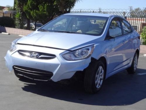 2014 hyundai accent gls damaged repairable fixer rebuilder runs! priced to sell!