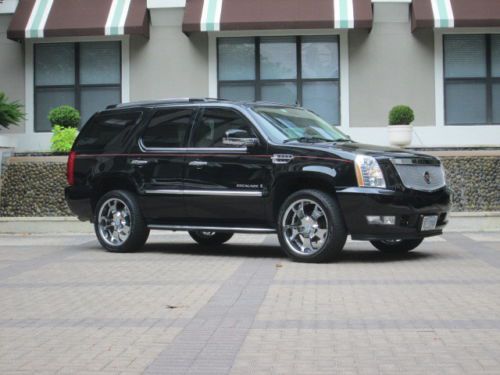 2007 cadillac escalade awd navigation sunroof captain chairs tv/dvd luxury pkg