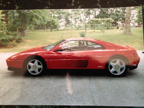 One owner estate car all books &amp; records rare hard/fixed top ferrari 348tb red