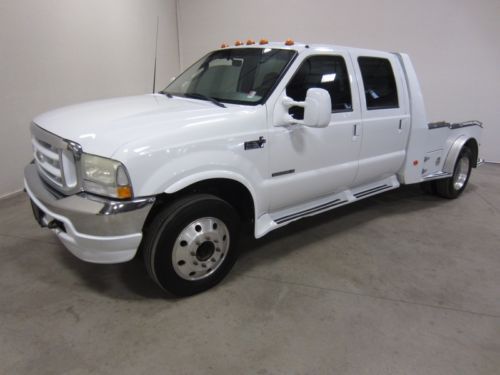 03 ford f450 lariat power stroke  7.3l v8 turbo diesel crew 4x4 western hauler