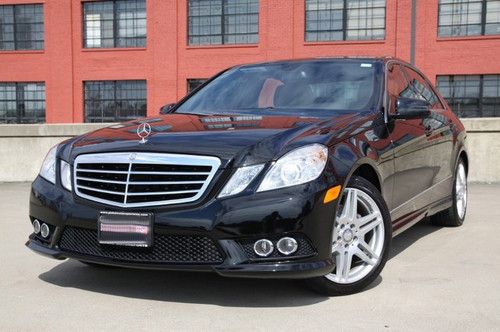 2010 mercedes benz e350 amg sport package 27.3k mi factory warranty well equiped