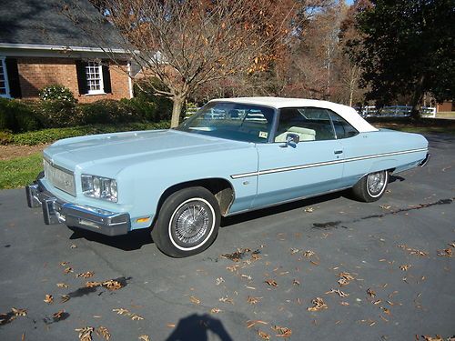 1975 chevrolet caprice classic convertible 2-door 5.7l