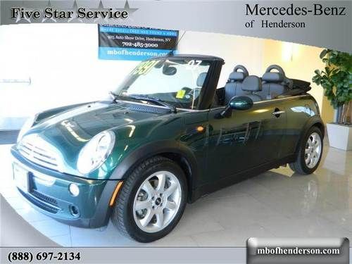 2007 mini cooper convertible 2d