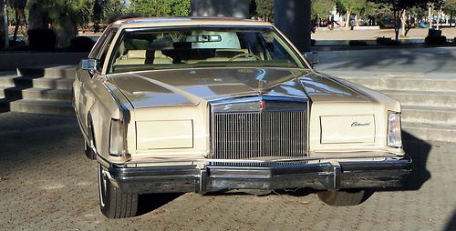 1979 lincoln contnental mark v cartier edition, 20k orig miles, runs/drives a+++